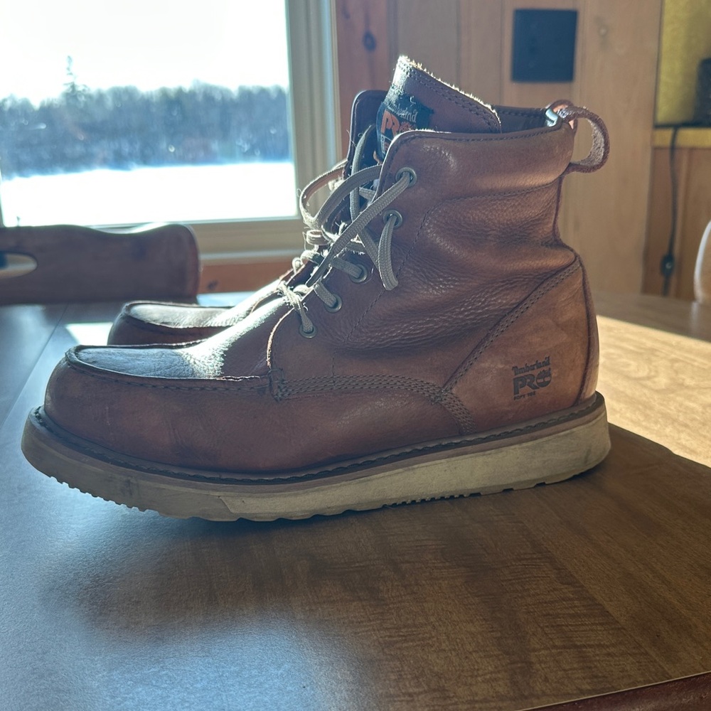 Timberland PRO Men's Tan Leather Boots